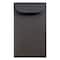 JAM Paper 2.5" x 4.25" Black Coin Business Envelopes, 50ct.
